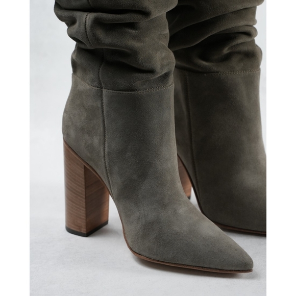 Jeffrey Campbell Suede Slouchy Boots NWT Sz 10 - Picture 10 of 10